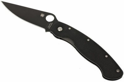 Spyderco Military C36GPBK Folding Knife 4" S30V Black Blade G10 (USA) - NORTH RIVER OUTDOORS