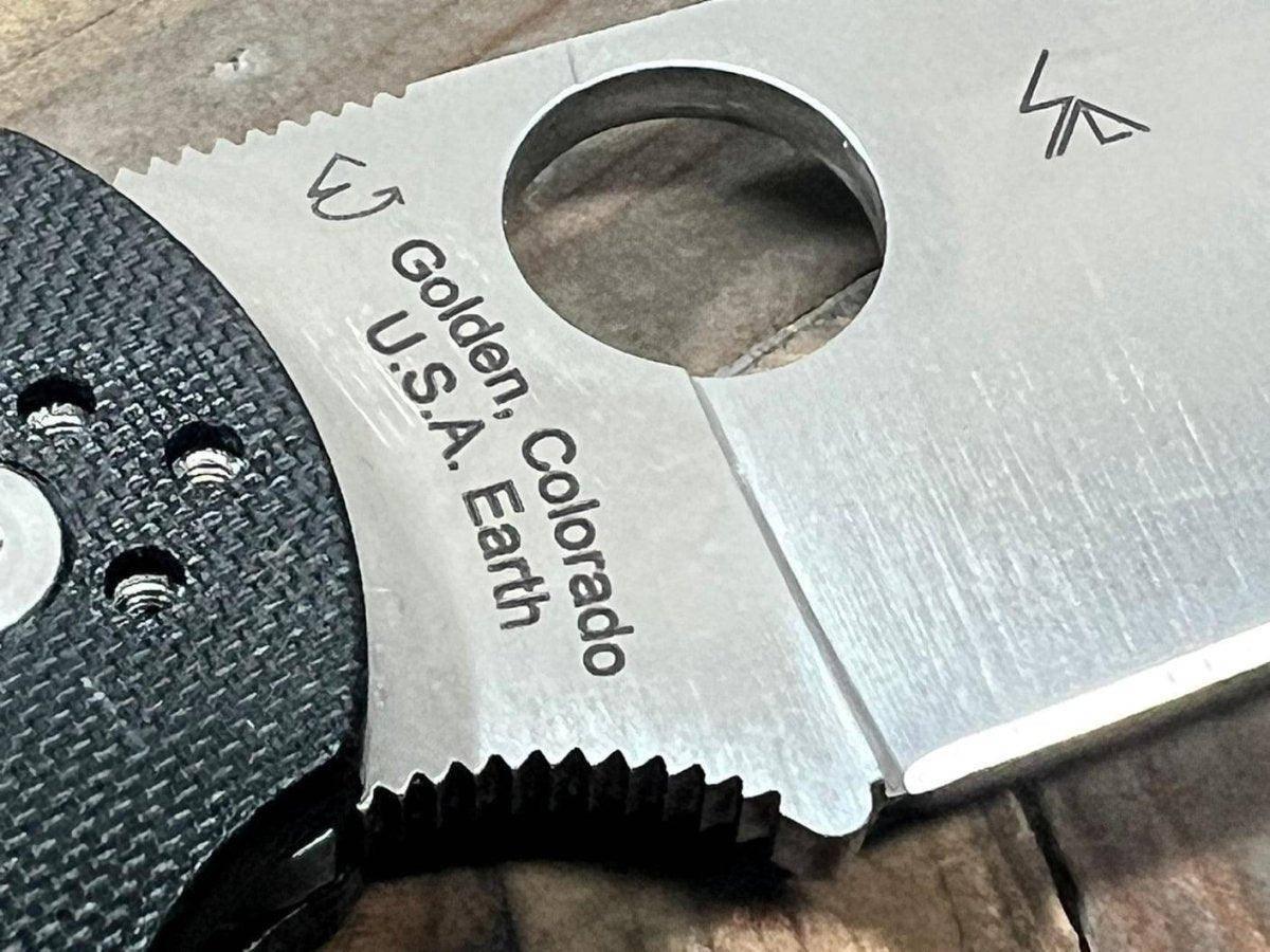 Spyderco Native Chief Folding Knife 4.08" S30V Satin Black G10 Handles - NORTH RIVER OUTDOORS