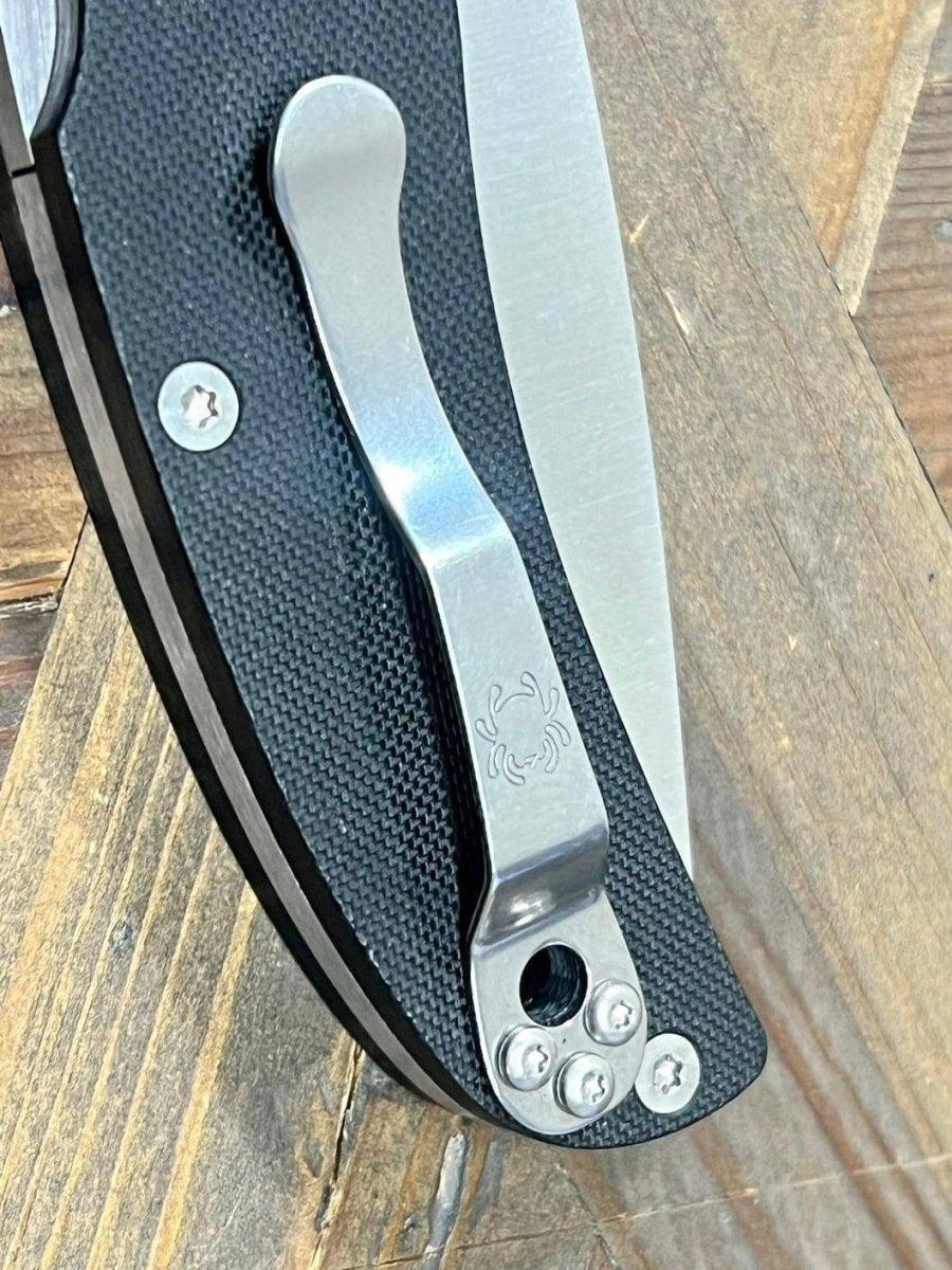 Spyderco Native Chief Folding Knife 4.08" S30V Satin Black G10 Handles - NORTH RIVER OUTDOORS