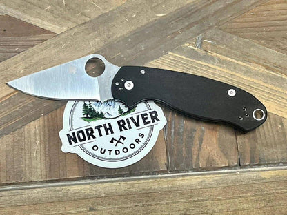 Spyderco Para 3 C223GPDBL Knife 3" S110V Satin Black G10 (USA) - NORTH RIVER OUTDOORS