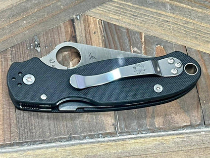 Spyderco Para 3 C223GPDBL Knife 3" S110V Satin Black G10 (USA) - NORTH RIVER OUTDOORS