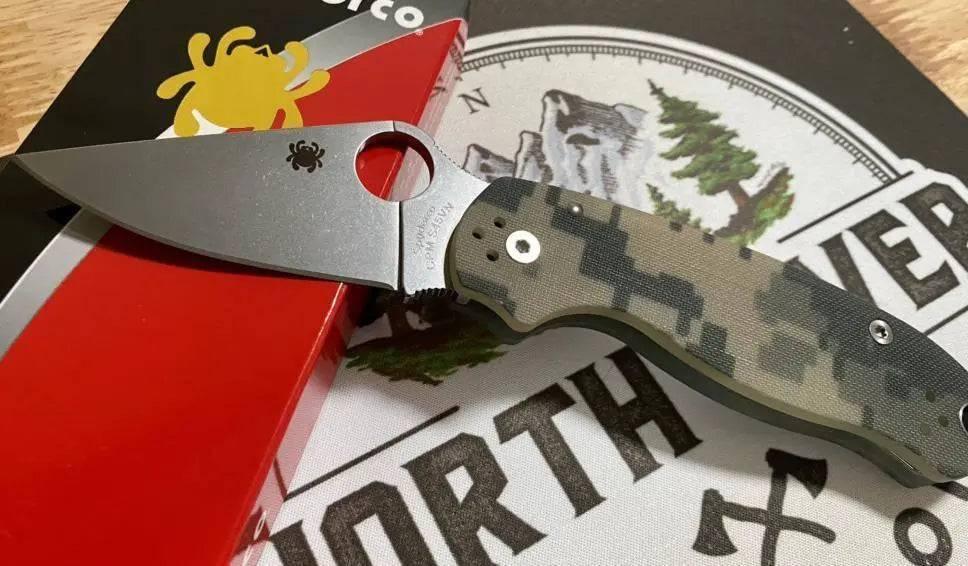 Spyderco Para 3 CPM-S45VN Knife Digi Camo G-10 (3" Satin) - NORTH RIVER OUTDOORS