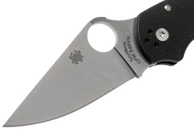 Spyderco Para 3 S30V Knife Black G-10 (3" Satin) C223GP - NORTH RIVER OUTDOORS