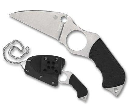 Spyderco Sal Glesser Swick 6 FB14P6 Small Hole Fixed Blade Neck Knife 2.73" - NORTH RIVER OUTDOORS