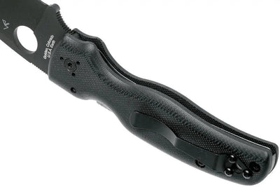 Spyderco Shaman Folding Knife 3.58" S30V Black Plain Blade, Matte G10 (USA) - NORTH RIVER OUTDOORS