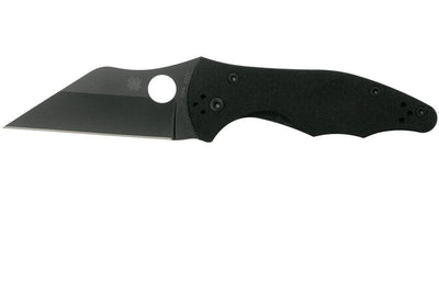 Spyderco Yojimbo 2 Folding Knife 3.2" Black DLC C85GPBBK2 - NORTH RIVER OUTDOORS