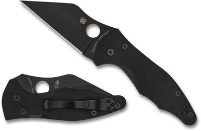 Spyderco Yojimbo 2 Folding Knife 3.2" Black DLC C85GPBBK2 - NORTH RIVER OUTDOORS