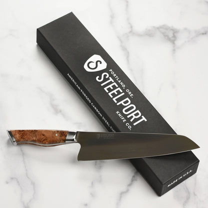 Steelport 8" Carbon Steel Chef Knife (USA) - NORTH RIVER OUTDOORS