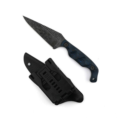 Stroup Knives Bravo 5 Blue G10 Fixed Blade - NORTH RIVER OUTDOORS