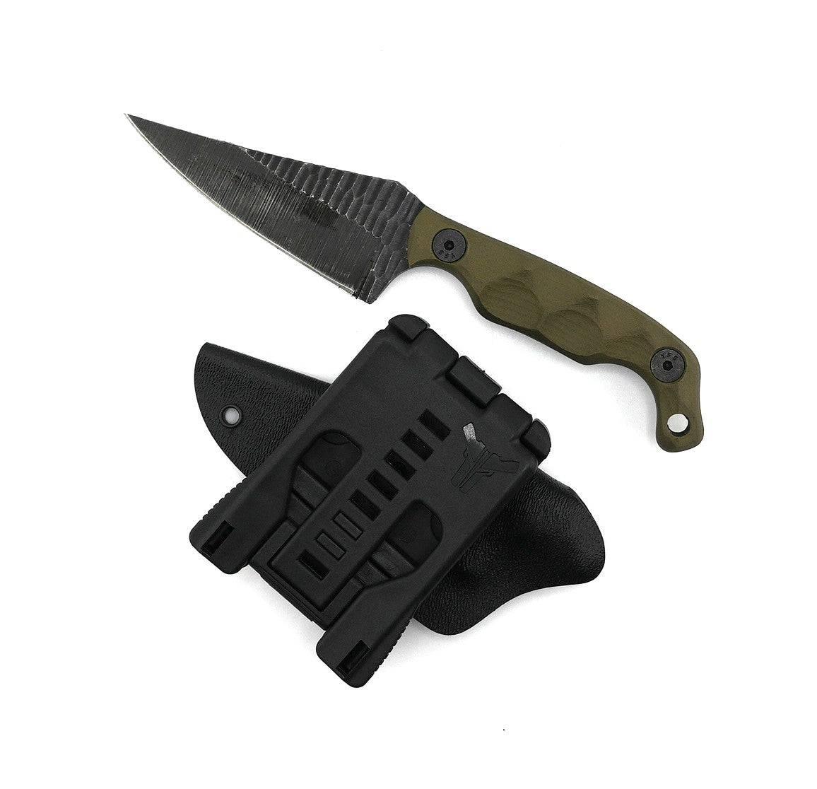 Stroup Knives Mini1 OD Green G10 Fixed Blade - NORTH RIVER OUTDOORS