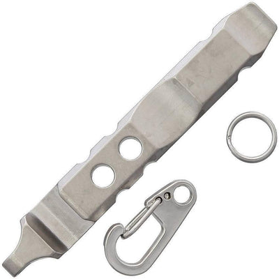 TEC Accessories Titanium Pry Bar Keychain Edition - NORTH RIVER OUTDOORS