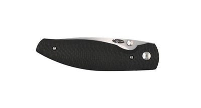 TRM Atom Liner Lock Carbon Fiber Contoured 3D Scales Stonewashed MagnaCut - NORTH RIVER OUTDOORS