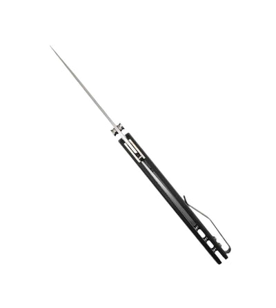 TRM Atom Liner Lock Carbon Fiber Contoured 3D Scales Stonewashed MagnaCut - NORTH RIVER OUTDOORS