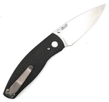 TRM Neutron 2 Linerlock MagnaCut - Carbon Fiber - 3D Contoured Smooth Scales - NORTH RIVER OUTDOORS