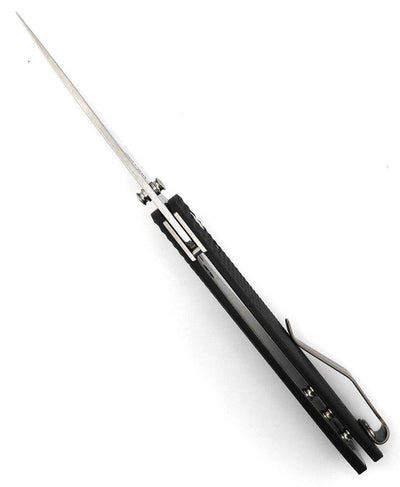 TRM Neutron 2 Linerlock MagnaCut - Jet Black G10 - 3D Contoured Lizard Skin Scales - NORTH RIVER OUTDOORS