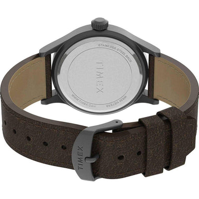 Timex Expedition Scout - Khaki Dial - Brown Leather Strap - NORTH RIVER OUTDOORS