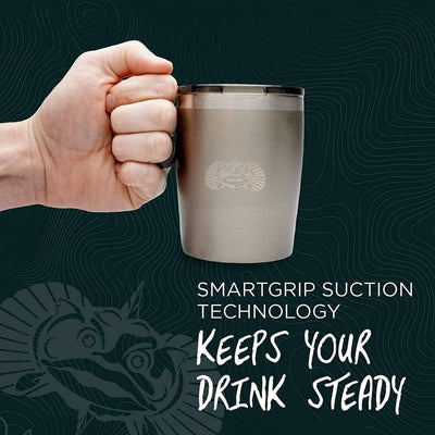 Toadfish 10oz Double Wall Insulated Stainless Steel Rocks Tumbler w/ East Slide Lid - NORTH RIVER OUTDOORS