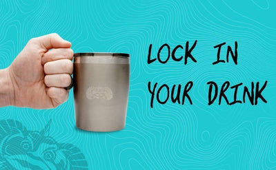 Toadfish 10oz Double Wall Insulated Stainless Steel Rocks Tumbler w/ East Slide Lid - NORTH RIVER OUTDOORS