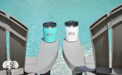 Toadfish 10oz Double Wall Insulated Stainless Steel Rocks Tumbler w/ East Slide Lid - NORTH RIVER OUTDOORS