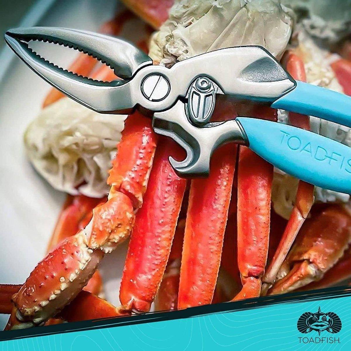Toadfish Coastal Kitchen Collection - Crab Cracker, Shrimp Deveiner and Oyster Knife - NORTH RIVER OUTDOORS