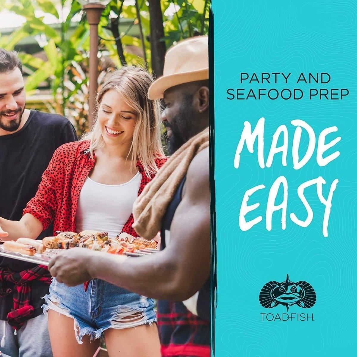 Toadfish Coastal Kitchen Collection - Crab Cracker, Shrimp Deveiner and Oyster Knife - NORTH RIVER OUTDOORS