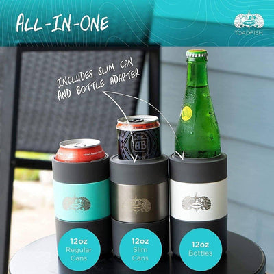 Toadfish Non-Tipping 12oz Can Cooler - NORTH RIVER OUTDOORS
