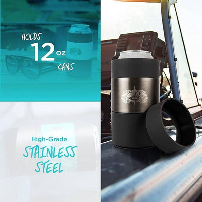 Toadfish Non-Tipping 12oz Can Cooler - NORTH RIVER OUTDOORS