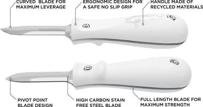 Toadfish Professional Oyster Shucking Knife Opener Tool - NORTH RIVER OUTDOORS