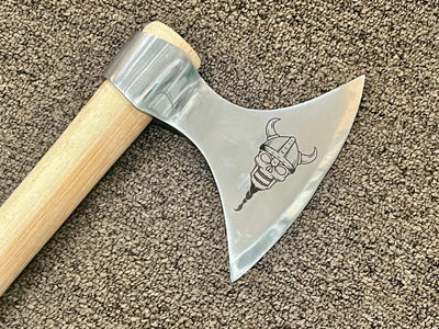 Viking Competition Throwing Tomahawk 19" (Engraved) - NORTH RIVER OUTDOORS