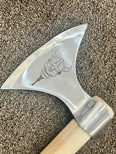 Viking Competition Throwing Tomahawk 19" (Engraved) - NORTH RIVER OUTDOORS