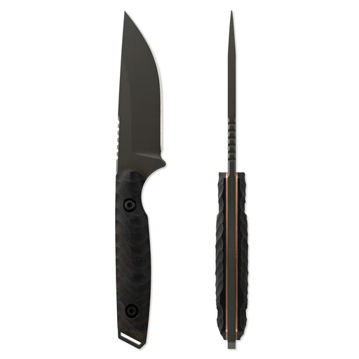 Toor Field 3.0 Fixed Blade Knife 3.625" CPM-154 Spanish Moss Drop Point Ebony Wood (USA) - NORTH RIVER OUTDOORS