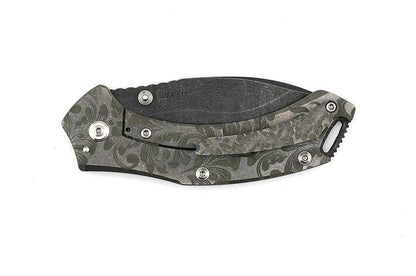 Custom Engraved Toor Knives XT1 Bravo Carbon Fiber Folding Knife CPM S35VN (USA) - NORTH RIVER OUTDOORS