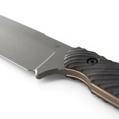 Toor Field 1.0 Fixed Blade Knife 6" CPM-154 Saddle Leather Sheath (USA) - NORTH RIVER OUTDOORS