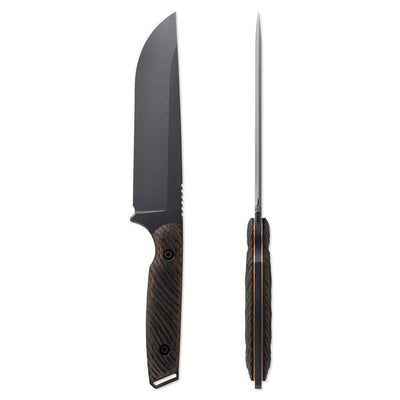 Toor Field 1.0 Fixed Blade Knife 6" CPM-154 Saddle Leather Sheath (USA) - NORTH RIVER OUTDOORS