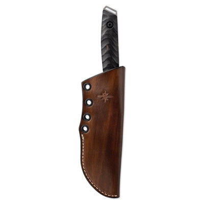 Toor Knives Field 2.0 Ebony Fixed Knife w/ Sheath (USA) - NORTH RIVER OUTDOORS