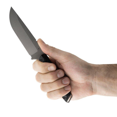 Toor Knives Field 2.0 Ebony Fixed Knife w/ Sheath (USA) - NORTH RIVER OUTDOORS
