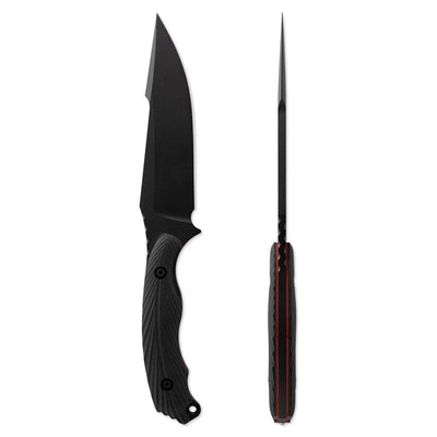 Toor Knives Raven Fixed Blade Shadow Black CPM-3V (USA) - NORTH RIVER OUTDOORS