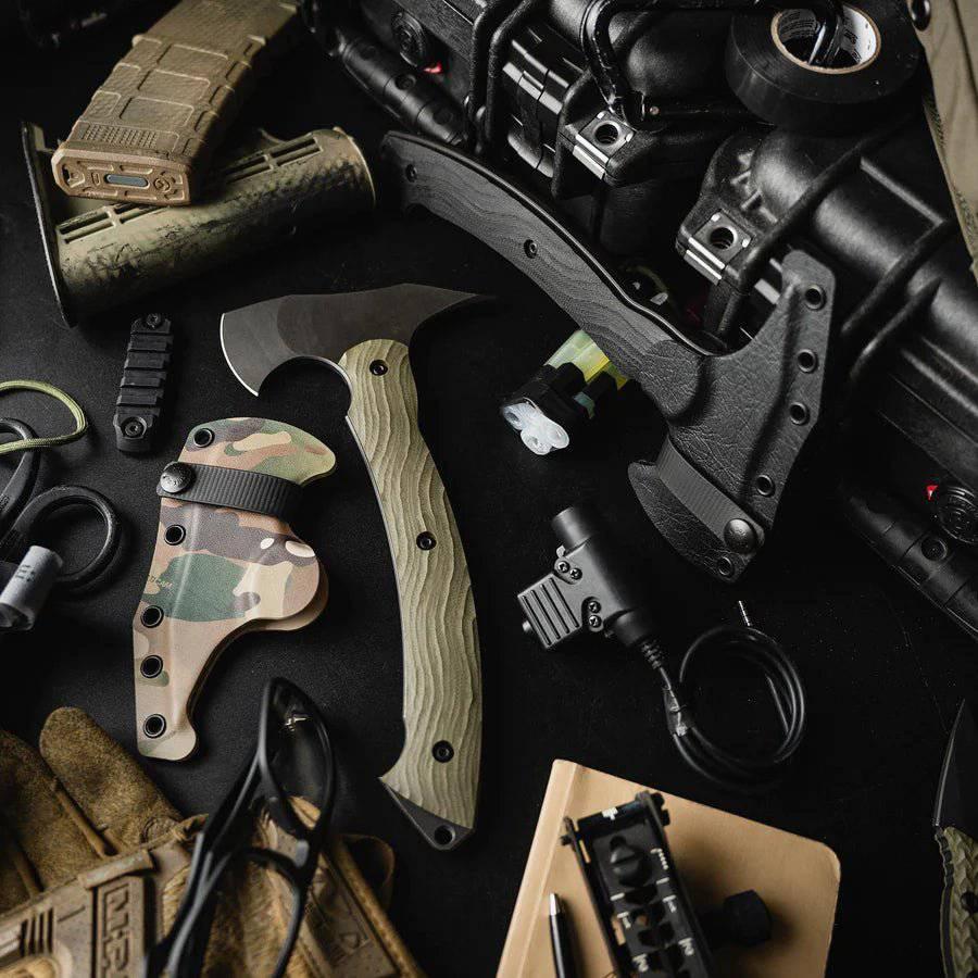 Toor Knives Tomahawk, 11" Overall, D2 Axe Head w/ Spike (USA) - NORTH RIVER OUTDOORS