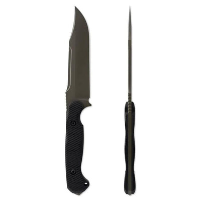 Toor Knives Valor MK1 Fixed Blade Knife 5.5" CPM-3V Woodland Green Clip Point (USA) - NORTH RIVER OUTDOORS