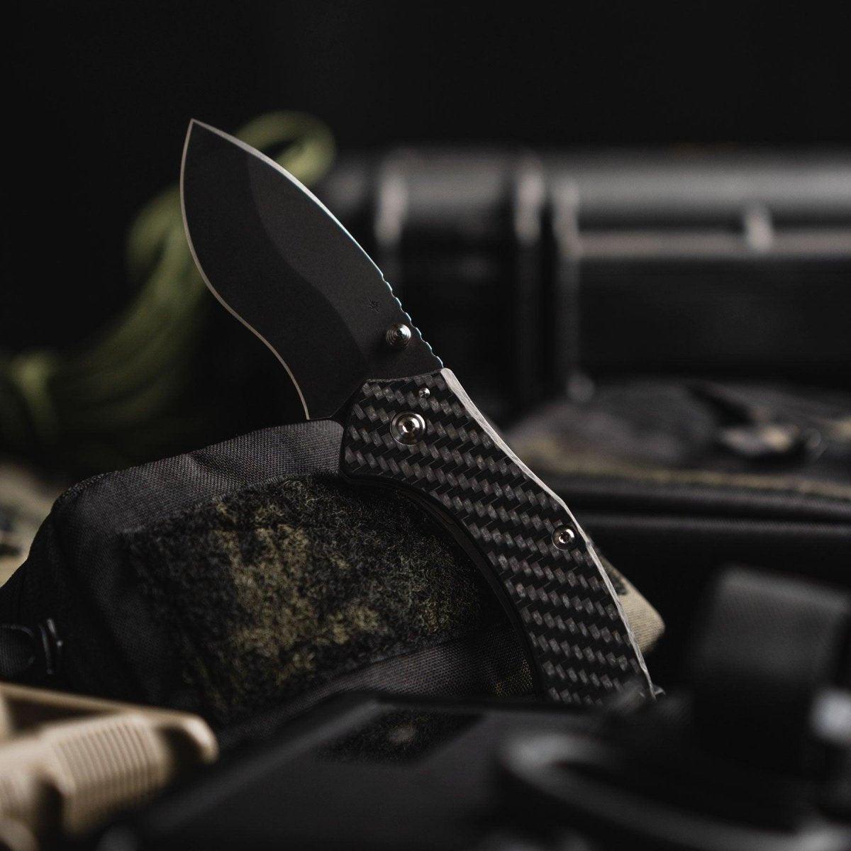Toor Knives XT1 Bravo Carbon Fiber Folding Knife CPM S35VN (USA) - NORTH RIVER OUTDOORS