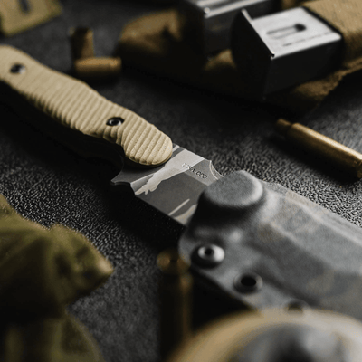 Toor Limited Edition Valor Tropic Thunder Fixed Blade Knife 5.5" CPM-3V Tiger Stripe Camo - NORTH RIVER OUTDOORS