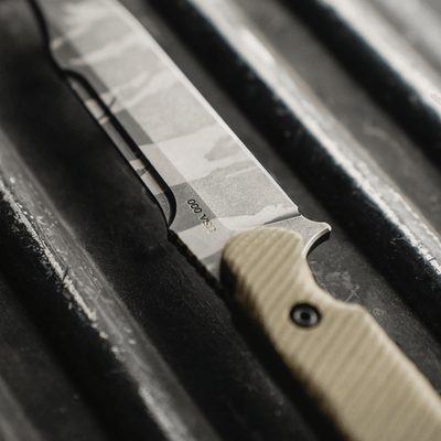 Toor Limited Edition Valor Tropic Thunder Fixed Blade Knife 5.5" CPM-3V Tiger Stripe Camo - NORTH RIVER OUTDOORS