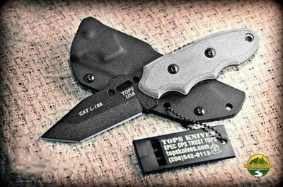TOPS C.A.T. 203 Knife - Tanto Point - NORTH RIVER OUTDOORS