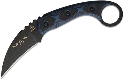 TOPS Devil's Claw 2 Fixed Karambit 3.13" Hawkbill DEVCL-02 - NORTH RIVER OUTDOORS