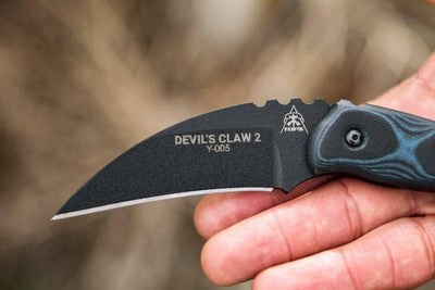TOPS Devil's Claw 2 Fixed Karambit 3.13" Hawkbill DEVCL-02 - NORTH RIVER OUTDOORS