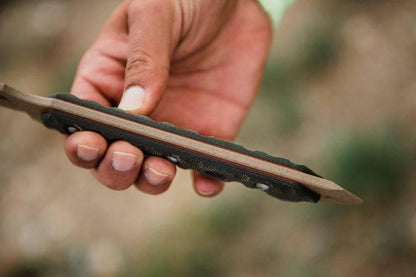 TOPS Knives CUMA TAK-RI 3.5 Fixed 7" Tan Kukri Blade Micarta Onlays Nylon Sheath - NORTH RIVER OUTDOORS