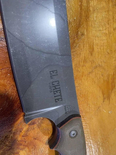 TOPS Knives El Chete with Camo Finish Blade - NORTH RIVER OUTDOORS