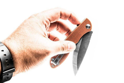TOPS MSF-4.0 Mini Scandi Flipper Knife 3.25" N690Co Two-Tone Blade - NORTH RIVER OUTDOORS