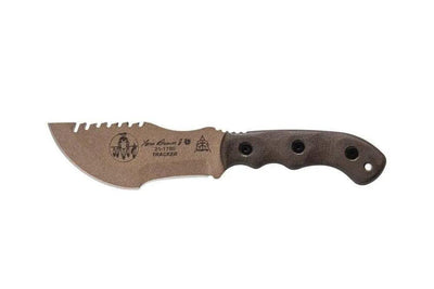 TOPS Tom Brown Tracker #2 Fixed 3-1/2" 1095 Carbon Blade (Small) - NORTH RIVER OUTDOORS