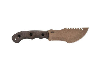 TOPS Tom Brown Tracker #2 Fixed 3-1/2" 1095 Carbon Blade (Small) - NORTH RIVER OUTDOORS